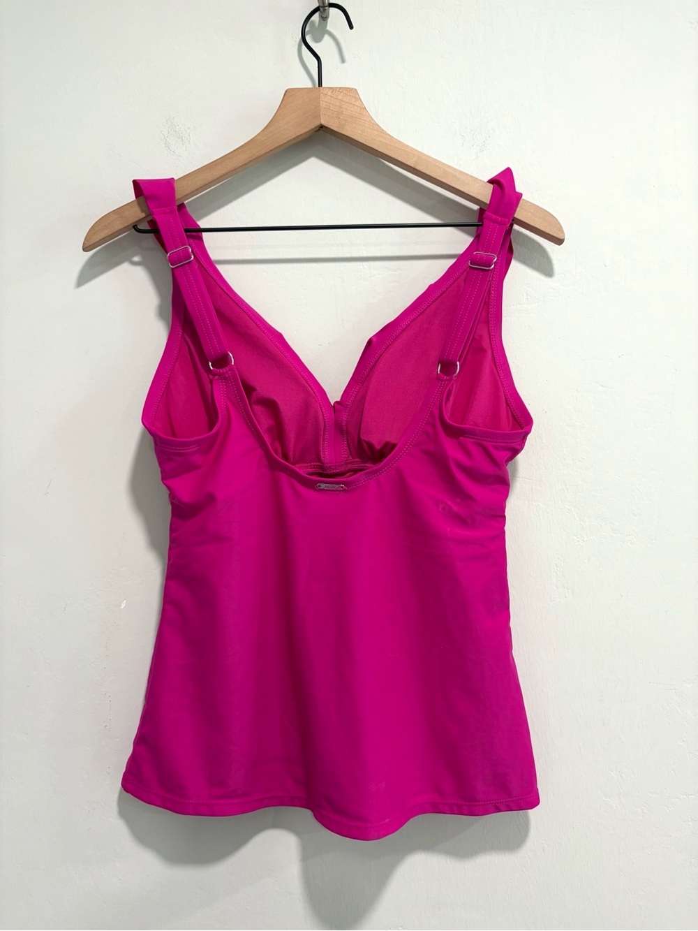 DKNY V-Neck Ruffle Tankini 2PC Swimsuit - Picture 6 of 14